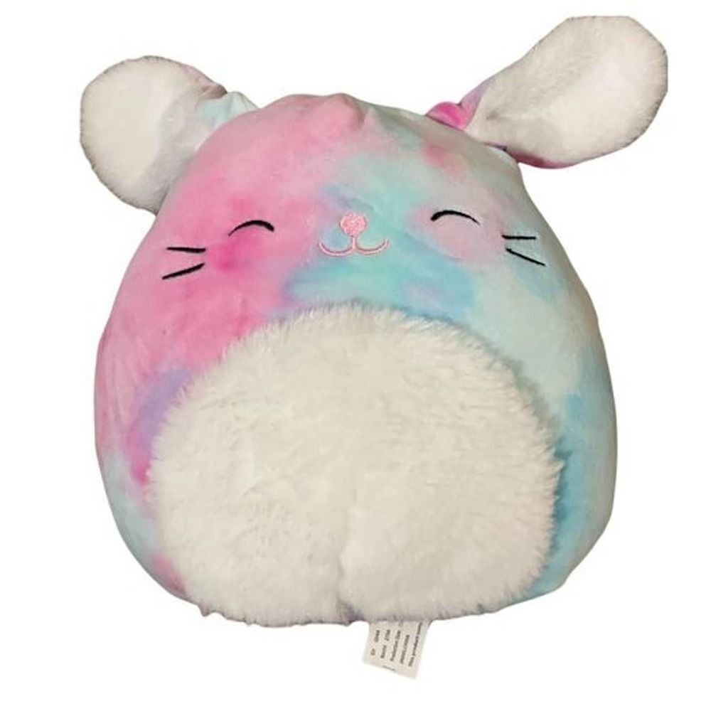 Squishmallow 8” Ryder Tie Dye Rainbow Rabbit Bunny W/Fuzzy Tummy KellyToys